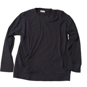 Tommy john long sleeve ribbed crew with pocket size large